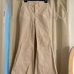 American Eagle Outfitters Women's Boot Cut Jeans - Cream